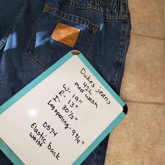 Men's Duke Haband Rlaxed Fit Jeans 42L - Picture 5 of 5